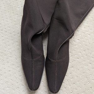 Salvatore Ferragamo Brown Sock Boots 6.5B